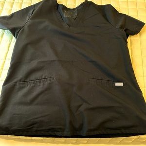 Women’s Black Scrub Top Size XL